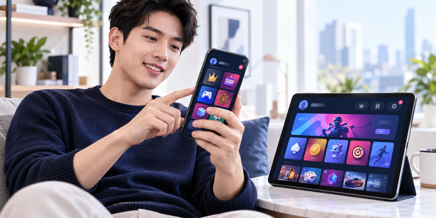 HH55 dùng trên điện thoại theo trải nghiệm giải trí cùng giao dịch